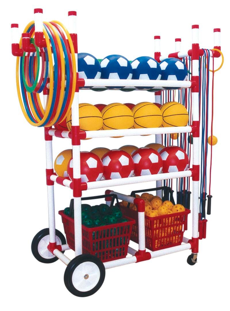 Sports Equipment Storage & Carts , Item Number 024786